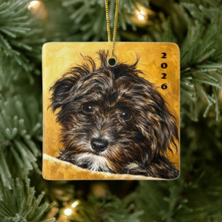 Schnoodle Keramische Vierkante Versiering Keramisch Ornament