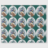 Schnoodle kerst cadeaupapier (Vlak)