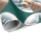 Schnoodle kerst cadeaupapier (Rol Hoek)