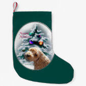 Schnoodle kerst kleine kerstsok (Voorkant)