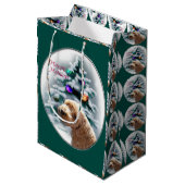 Schnoodle kerst medium cadeauzakje (Voorkant Gekanteld)