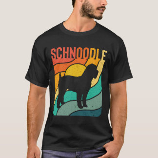 Schnoodle  Retro Pet Dog Moeder Papa Gift T-shirt