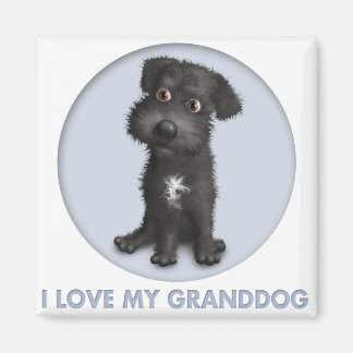 Schnoodle (zwart) Granddog Magneet