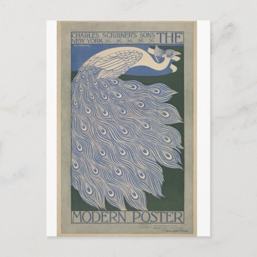 Schnriber Modern Poster Briefkaart Vintage (Voorkant)