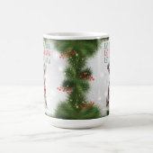 Schnuazer Funny Dog Pun Christmas Coffee Mok (Center)