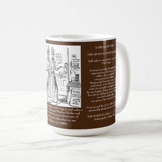 " Schnull-Krag Coffee Company Ads" Koffiemok (Voorkant rechts)