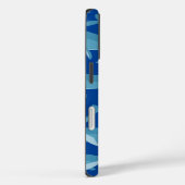 Schoal Walvissen Zwemmend Donkerblauw Case-Mate iPhone Case (Achterkant / Rechts)