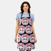 Schoedel Cute Pastel Goth met Strik Schort (Gedragen)
