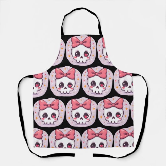 Schoedel Cute Pastel Goth met Strik Schort (Voorkant)