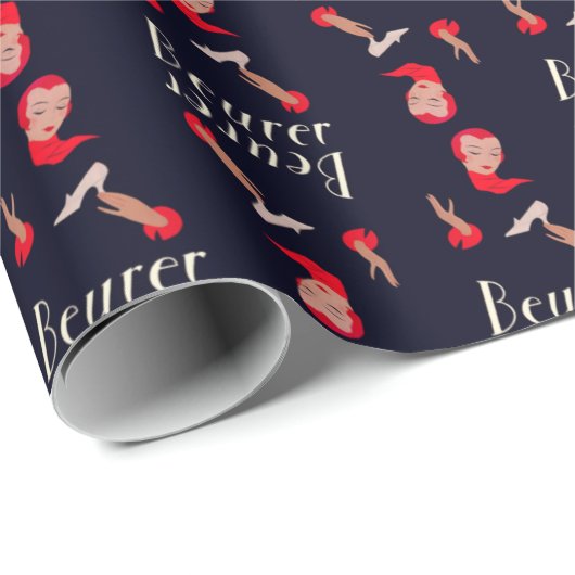  schoeisel Advertisement 1940 Verpakkingspapier Cadeaupapier (Rol Hoek)