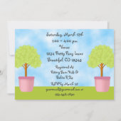  schoeisel met Barn Horse Baby Shower-uitvindingen Kaart (Achterkant)