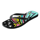 Schoeisel met sterren Teenslippers Beach (Schuin)