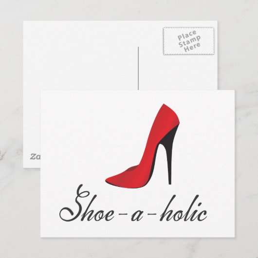 Schoel-a-holic Briefkaart (Voorkant / Achterkant)