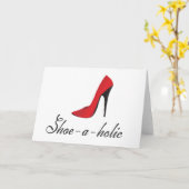 Schoel-a-holic Kaart (Gele Bloem)