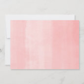 Schoel per post schattige, roze, groene baby kaart (Achterkant)