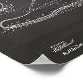 Schoen 1906 Patent Art Chalkboard Poster (Hoek)