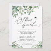 Schoen door Greenery Eucalyptus Leaves van het Man Kaart (Voorkant)