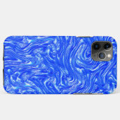 Schoen gekromd tot korrelige sporen, heldere blauw Case-Mate iPhone case (Achterkant (horizontaal))