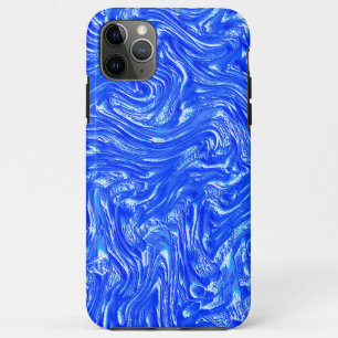 Schoen gekromd tot korrelige sporen, heldere blauw Case-Mate iPhone case