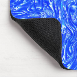 Schoen gekromd tot korrelige sporen, heldere blauw muismat