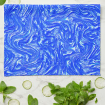 Schoen gekromd tot korrelige sporen, heldere blauw