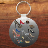 Schoen hogedrukkleuren aanpassen sleutelhanger (Voorkant)