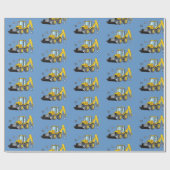 Schoen in de sneeuw cadeaupapier (Vlak)