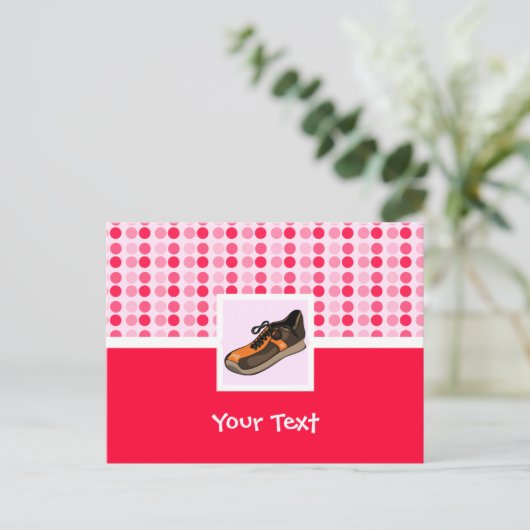 Schoen in werking briefkaart (Staand voorkant)