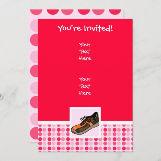 Schoen in werking kaart (Voorkant / Achterkant)