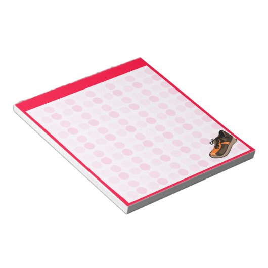 Schoen in werking notitieblok (Schuin)