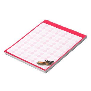 Schoen in werking notitieblok