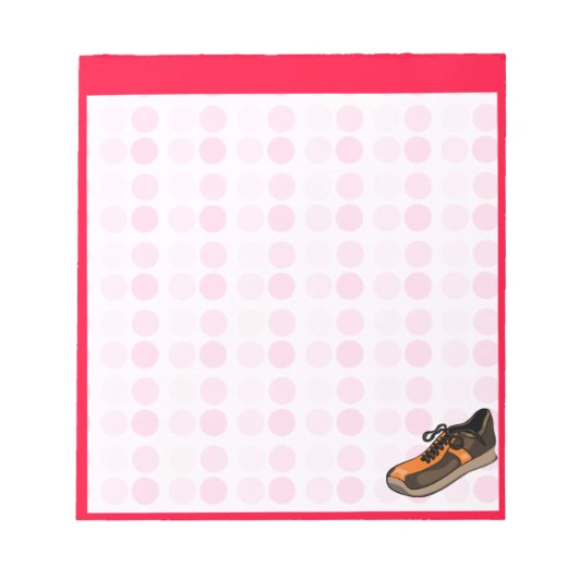 Schoen in werking notitieblok (Voorkant)