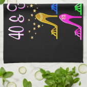 SCHOEN LIEFDEVOL 40 JAAR OUD THEEDOEK (Gevouwen)
