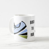 Schoen lopen - Lopen om te lopen Koffiemok (Voorkant links)