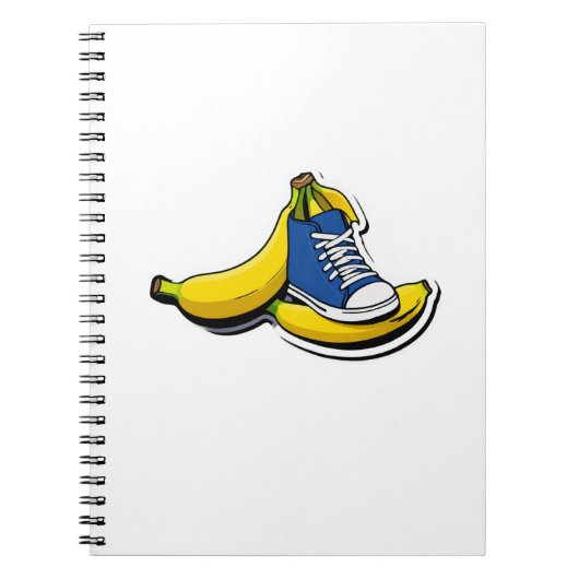 Schoen met bananen notitieboek (Voorkant)