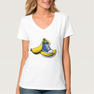 Schoen met bananen t-shirt