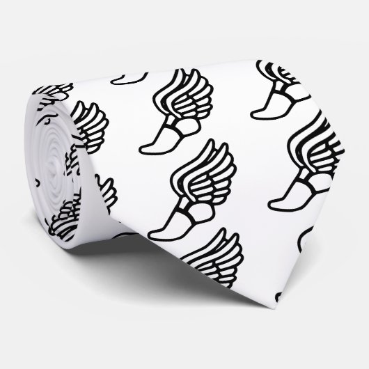 Schoen met vleugels stropdas (Opgerold)