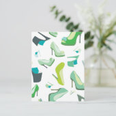 Schoen monster voor het leven briefkaart (Staand voorkant)