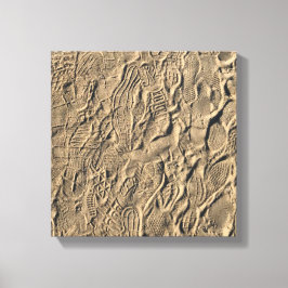 Schoen prints in het Zand