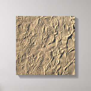 Schoen prints in het Zand