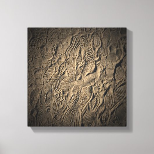 Schoen prints in het Zand (Voorkant)