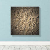 Schoen prints in het Zand (Insitu (Houten vloer))