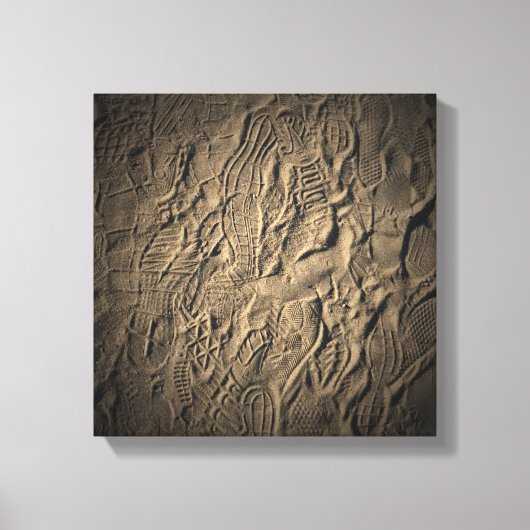 Schoen prints in het Zand (Voorkant)