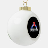 Schoen trots keramische bal ornament (Links)