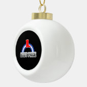 Schoen trots keramische bal ornament (Rechts)