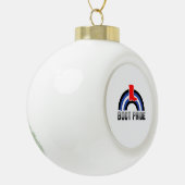 Schoen trots keramische bal ornament (Links)