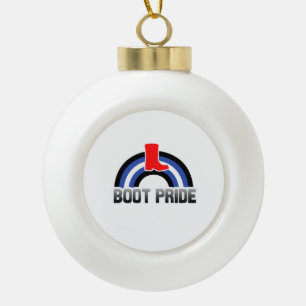 Schoen trots keramische bal ornament