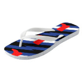 Schoen trots teenslippers (Schuin)