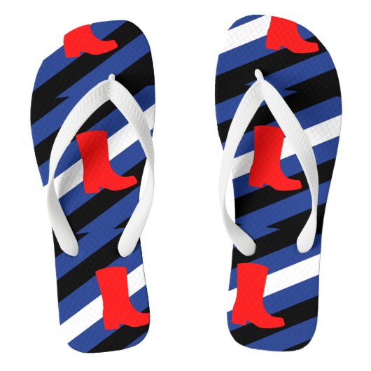 Schoen trots teenslippers (Voetbed)