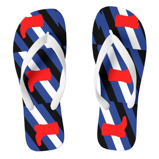 Schoen trots teenslippers (Voetbed)